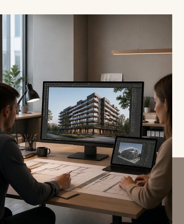 3D визуализация архитектуры и объектов строительства в Железногорске